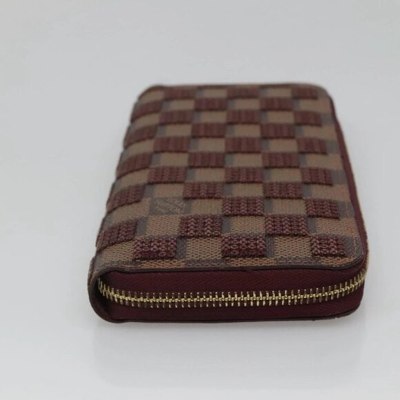 LOUIS VUITTON Damie Payette Zippy Wallet Long Wallet Red - Picture 3 of 16